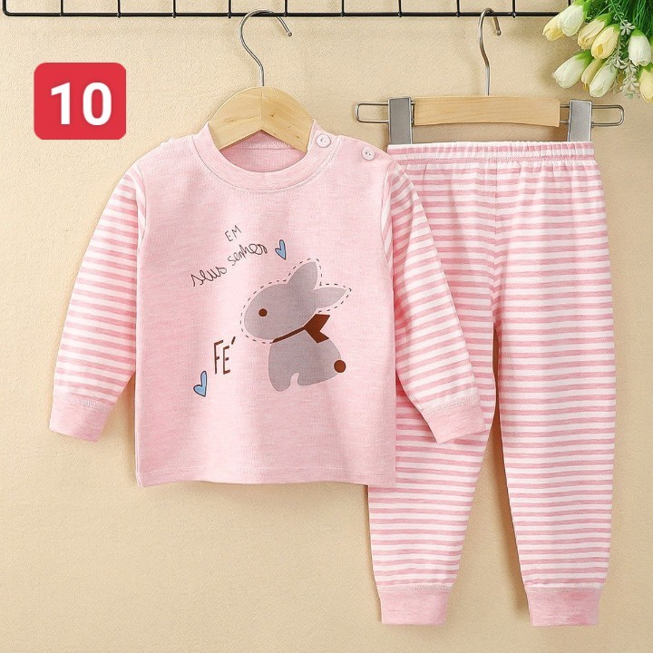 HA471 - BỘ COTTON MẶC NHÀ CHO BÉ