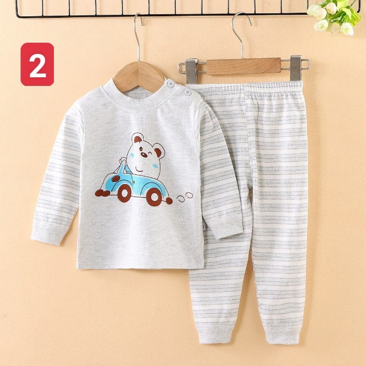 HA471 - BỘ COTTON MẶC NHÀ CHO BÉ