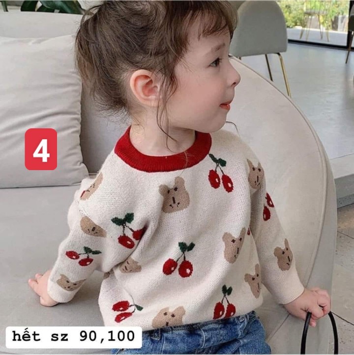 HA873 - ÁO LEN BÉ GÁI SIÊU XINH