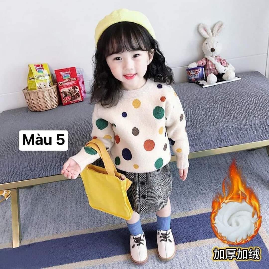 HA873 - ÁO LEN BÉ GÁI SIÊU XINH