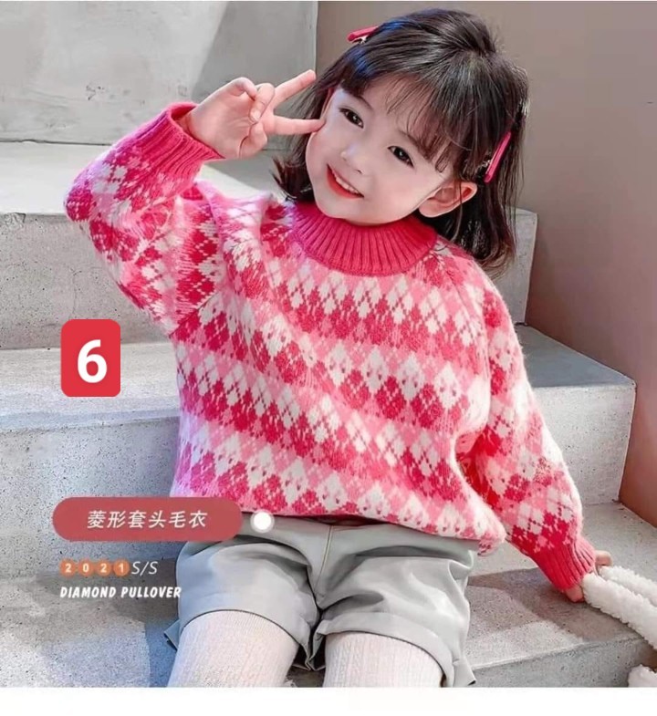 HA873 - ÁO LEN BÉ GÁI SIÊU XINH