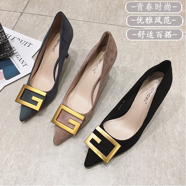 HA971 - GIÀY CAO GÓT MŨI NHỌN NỮ
