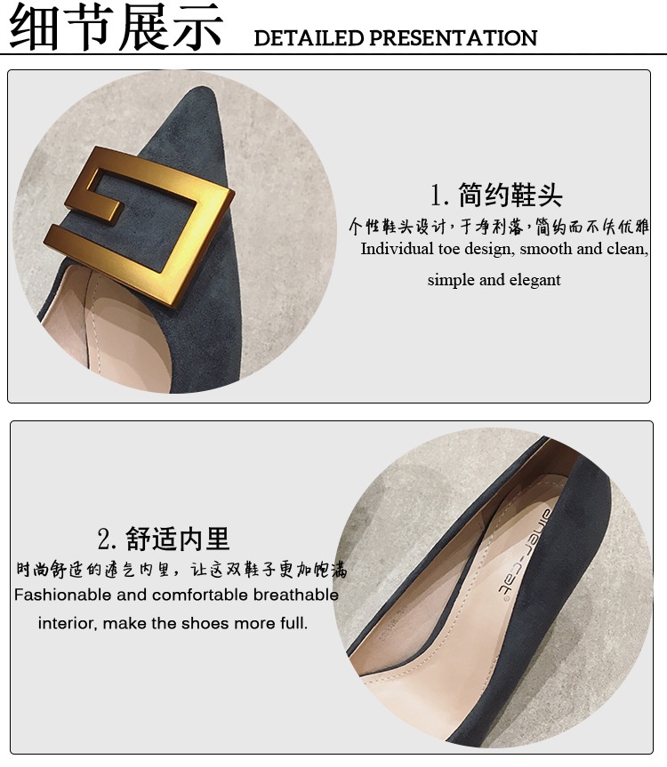 HA971 - GIÀY CAO GÓT MŨI NHỌN NỮ