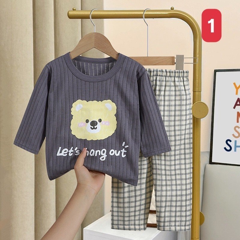 HA1171 - BỘ DÀI TAY ĐIỀU HOÀ CHO BÉ