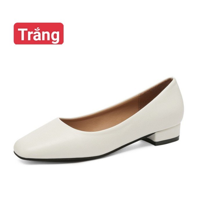 HA1378 - GIÀY CAO GÓT ĐẾ VUÔNG 2CM