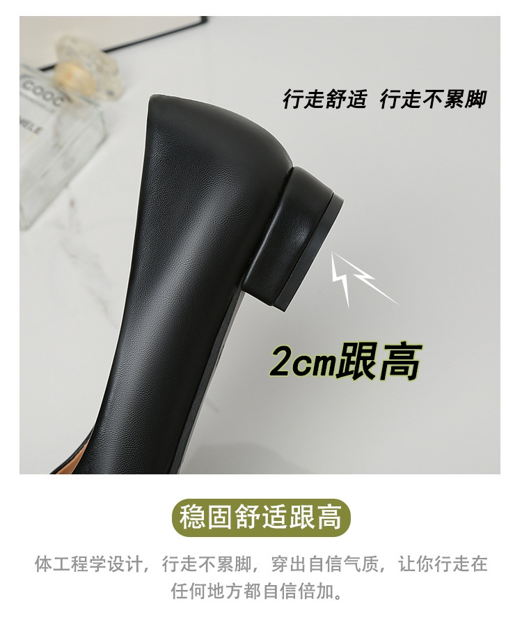 HA1378 - GIÀY CAO GÓT ĐẾ VUÔNG 2CM