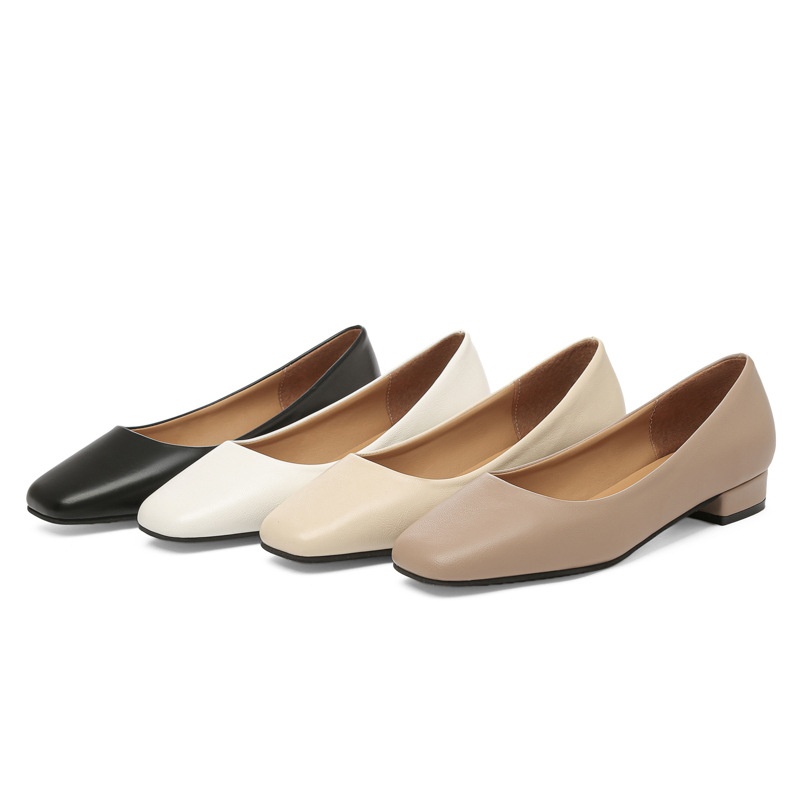 HA1378 - GIÀY CAO GÓT ĐẾ VUÔNG 2CM
