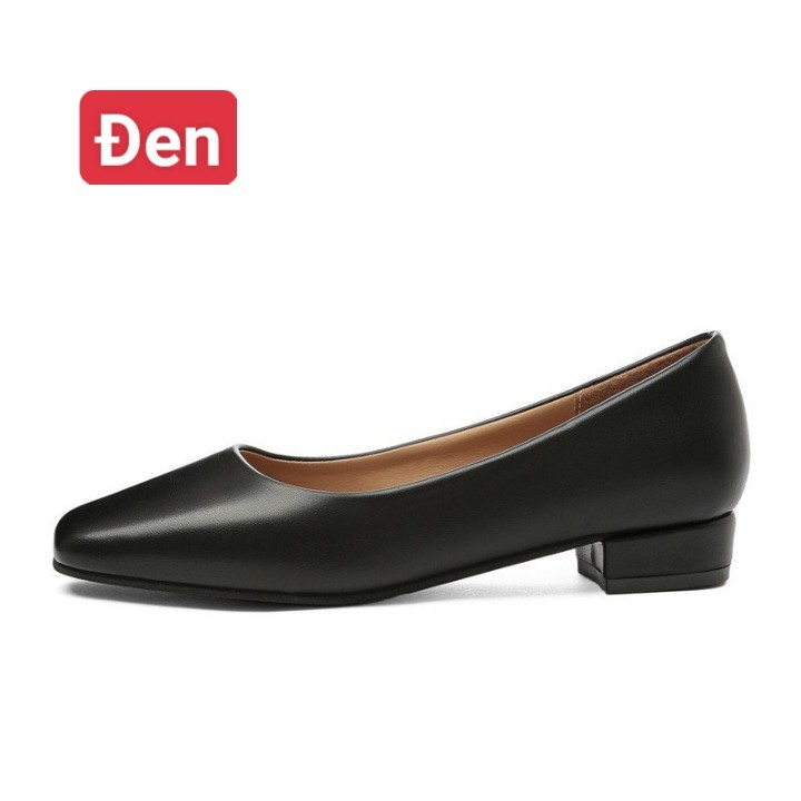 HA1378 - GIÀY CAO GÓT ĐẾ VUÔNG 2CM