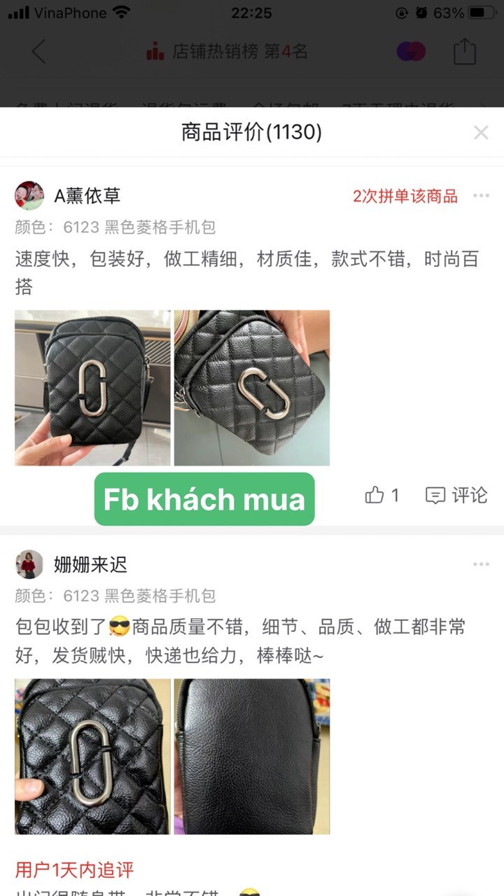 HA1776 - TÚI ĐEO CHÉO ĐEN MINI
