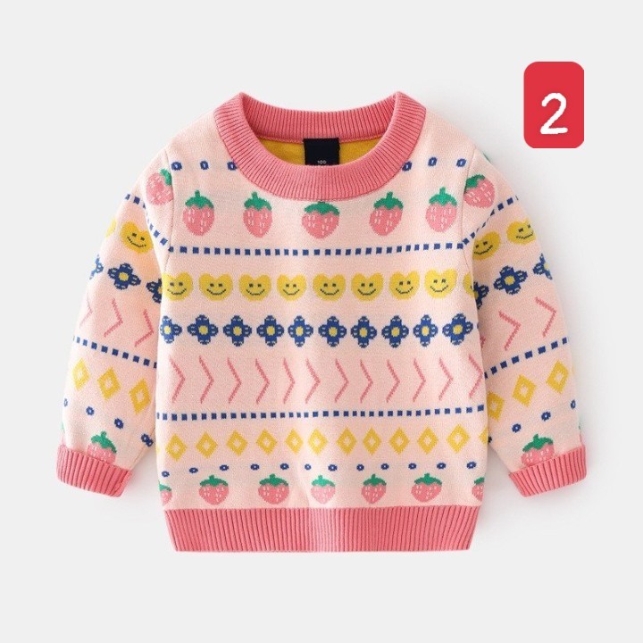 HA2174 - ÁO LEN BÉ GÁI TYG KIDS