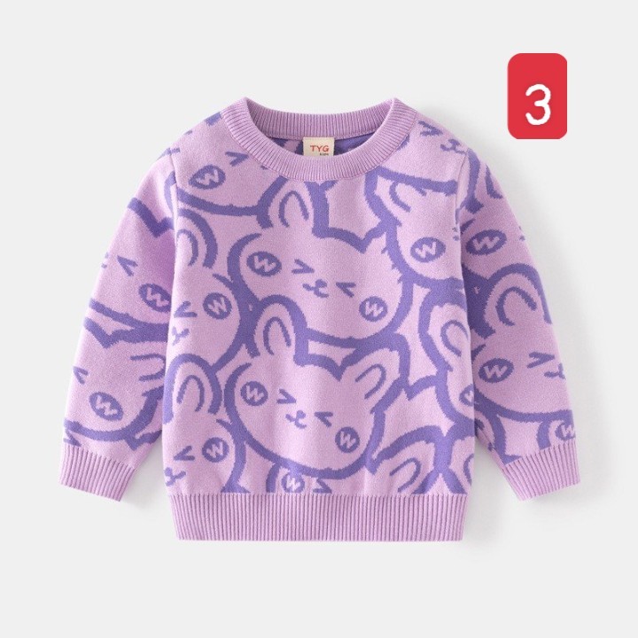 HA2174 - ÁO LEN BÉ GÁI TYG KIDS