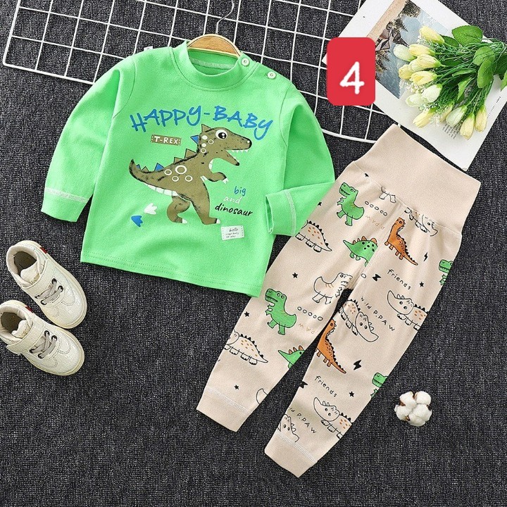 HA2275 - BỘ COTTON CẠP CAO CHO BÉ
