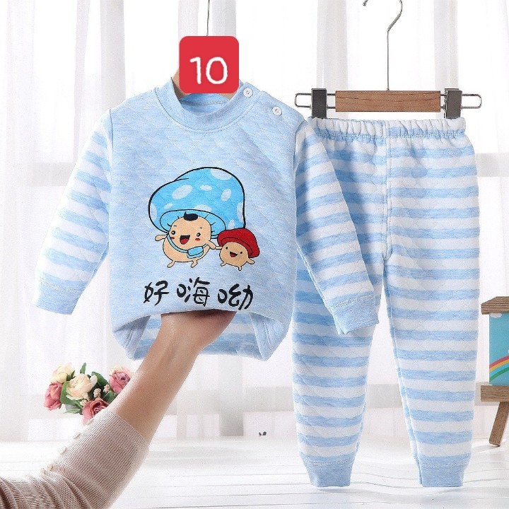 HA2276 - BỘ NỈ XỐP CHO BÉ
