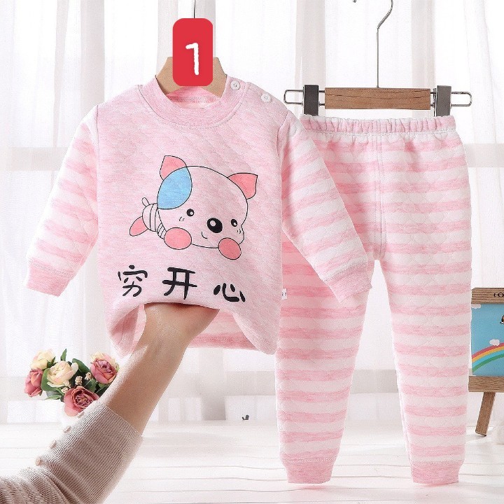 HA2276 - BỘ NỈ XỐP CHO BÉ