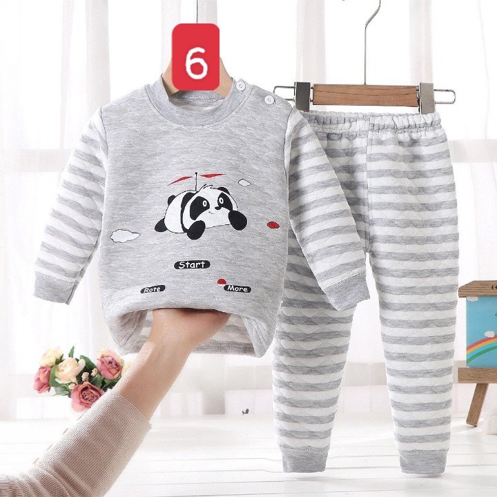 HA2276 - BỘ NỈ XỐP CHO BÉ