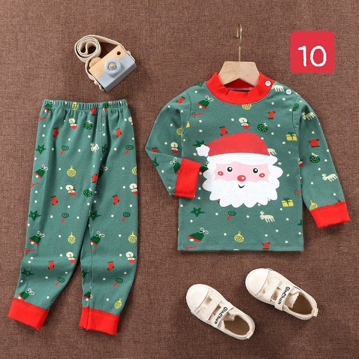 HA2274 - BỘ COTTON DÀI TAY MẶC NHÀ CHO BÉ
