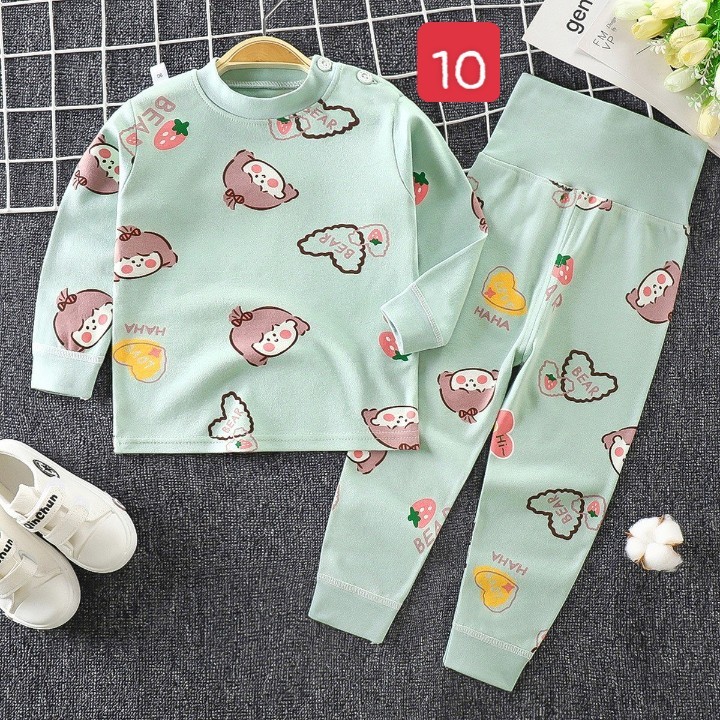 HA2275 - BỘ COTTON CẠP CAO CHO BÉ