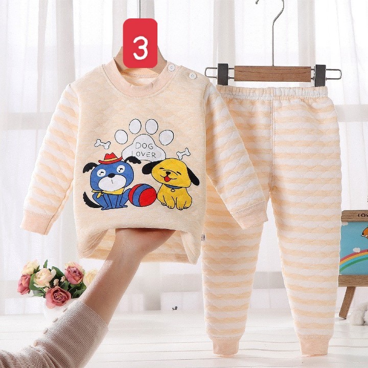 HA2276 - BỘ NỈ XỐP CHO BÉ