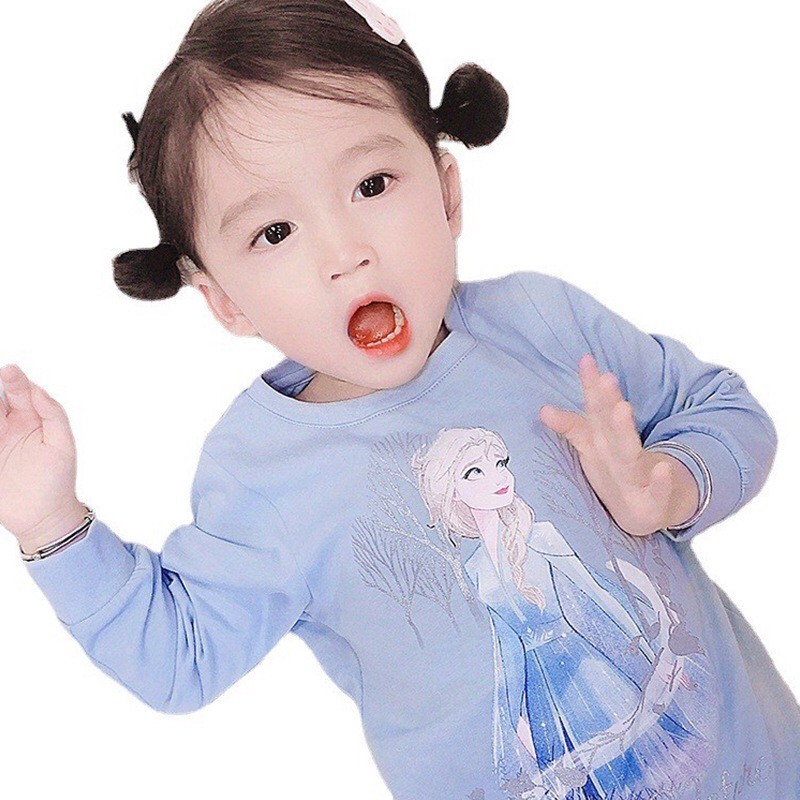 HA3077 - BỘ MẶC NHÀ BÉ GÁI ELSA