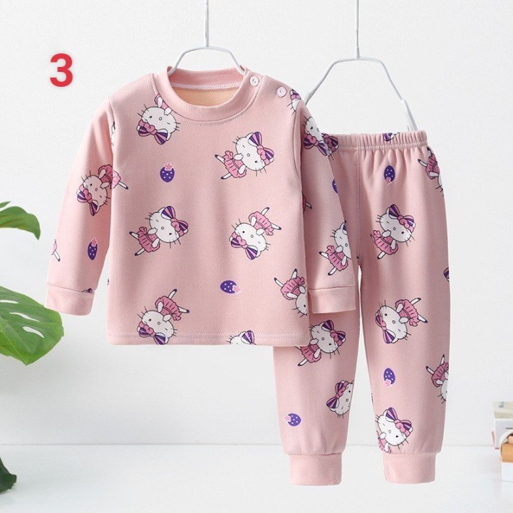 HA3071 - BỘ MẶC NHÀ LÓT LÔNG CÚC VAI