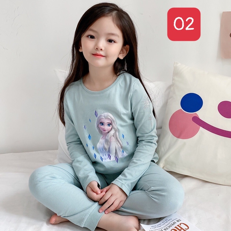 HA3077 - BỘ MẶC NHÀ BÉ GÁI ELSA