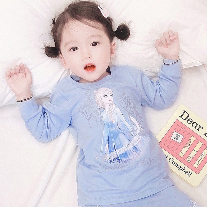 HA3077 - BỘ MẶC NHÀ BÉ GÁI ELSA
