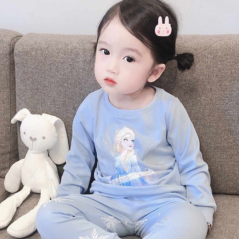 HA3077 - BỘ MẶC NHÀ BÉ GÁI ELSA
