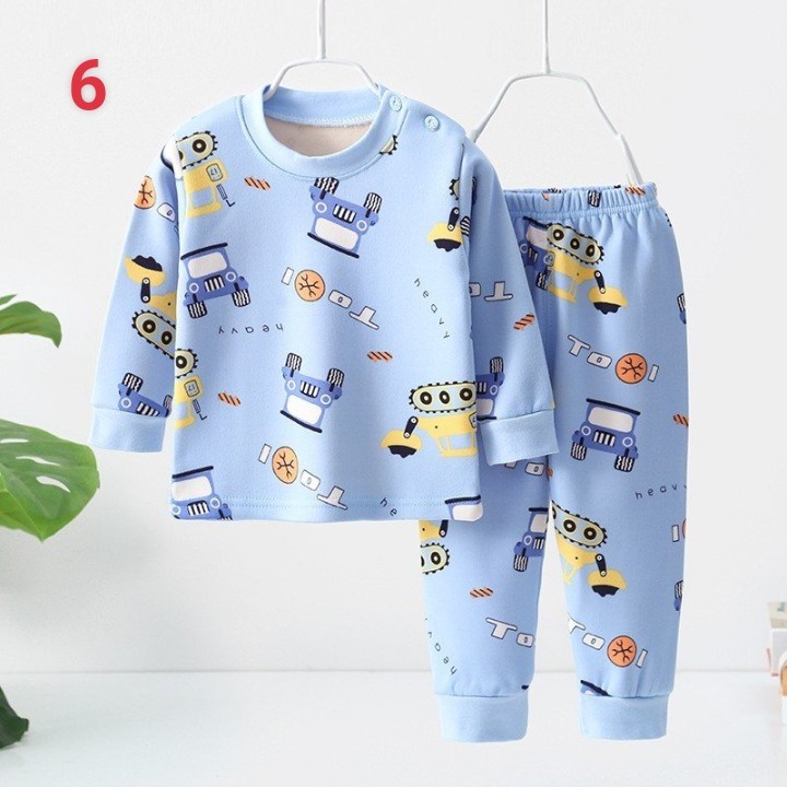 HA3071 - BỘ MẶC NHÀ LÓT LÔNG CÚC VAI