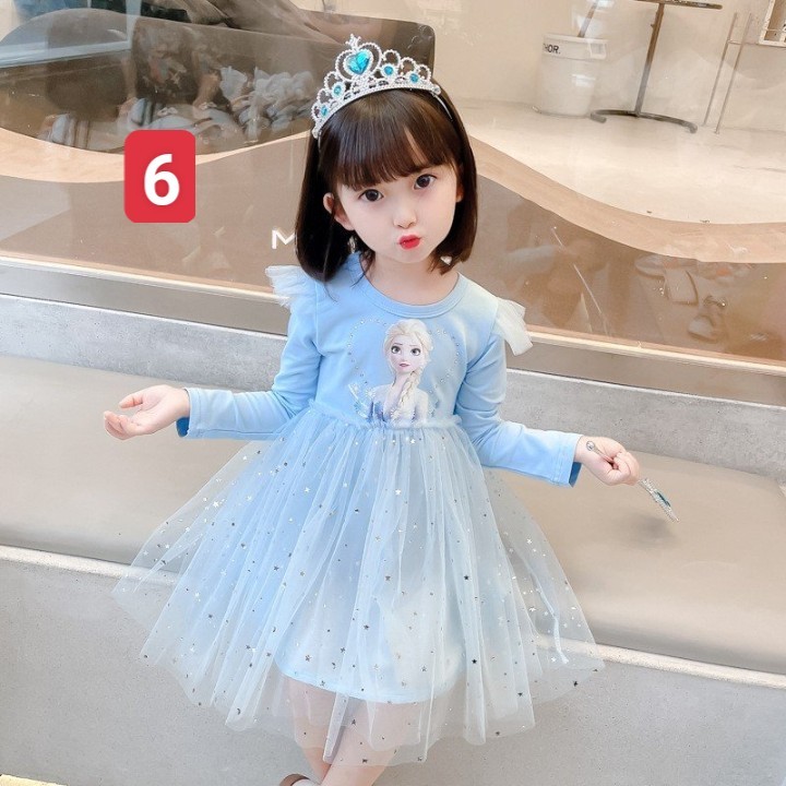 HA3078 - VÁY BÉ GÁI ELSA