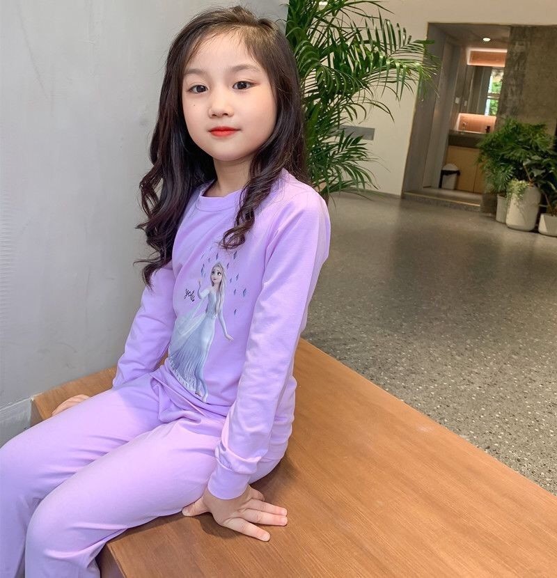 HA3077 - BỘ MẶC NHÀ BÉ GÁI ELSA