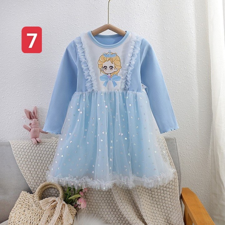 HA3078 - VÁY BÉ GÁI ELSA