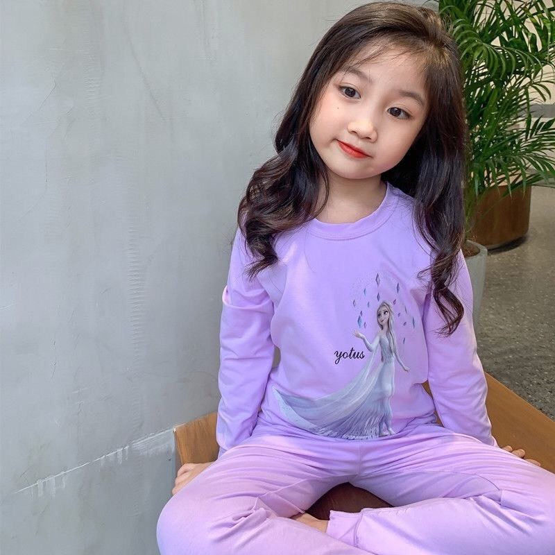 HA3077 - BỘ MẶC NHÀ BÉ GÁI ELSA