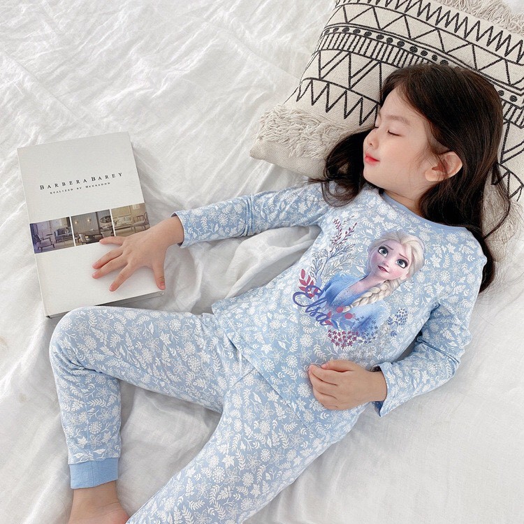HA3077 - BỘ MẶC NHÀ BÉ GÁI ELSA