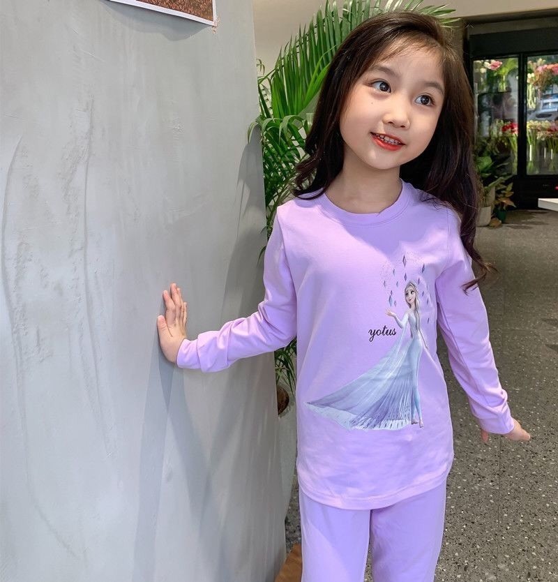 HA3077 - BỘ MẶC NHÀ BÉ GÁI ELSA