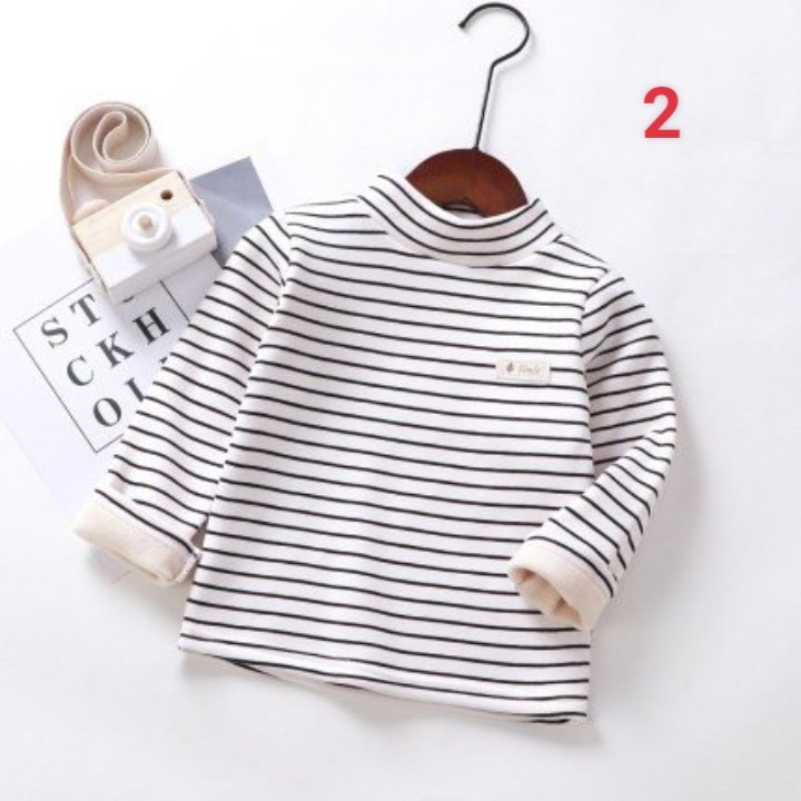 HA3079 - ÁO CAO CỔ LÓT LÔNG CỪU MỀM ẤM
