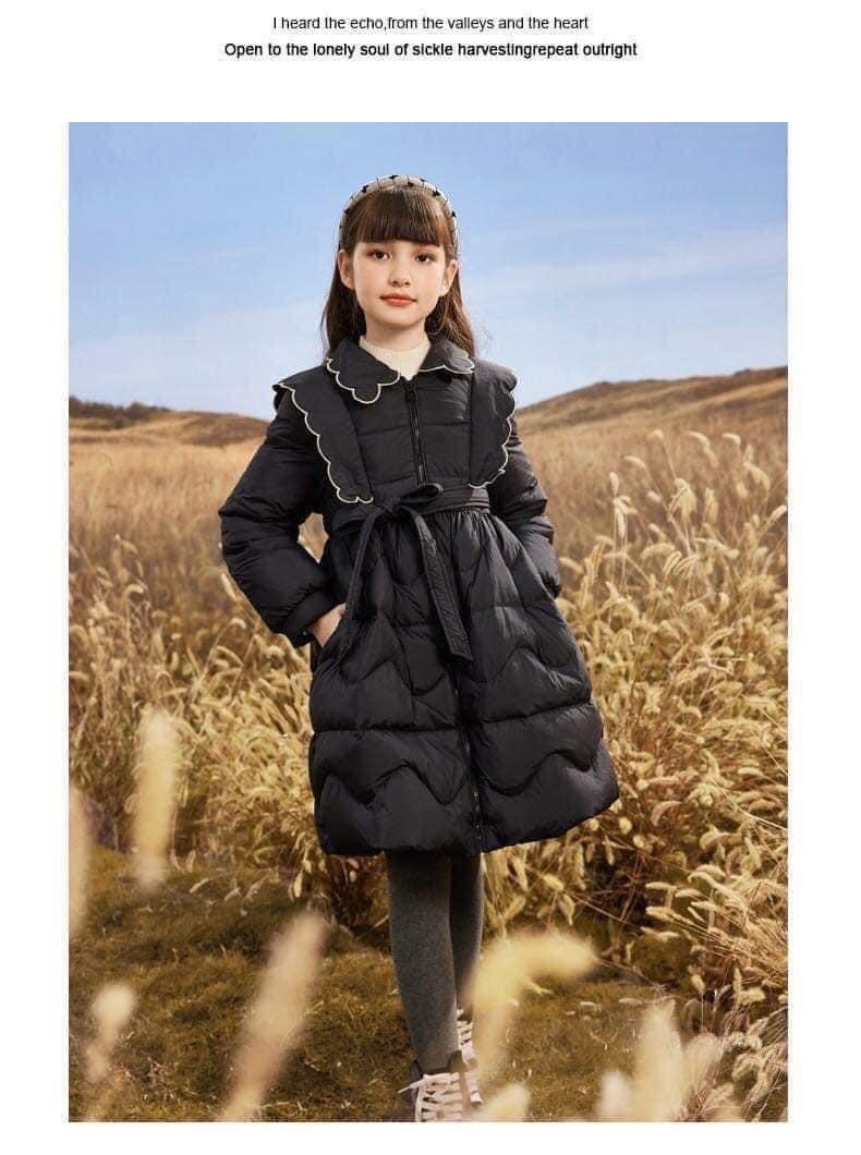 HA3172 - ÁO PHAO DÁNG DÀI TIỂU THƯ