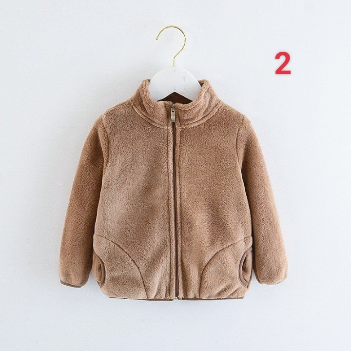 HA383 - ÁO KHOÁC LÔNG CỪU CHO BÉ