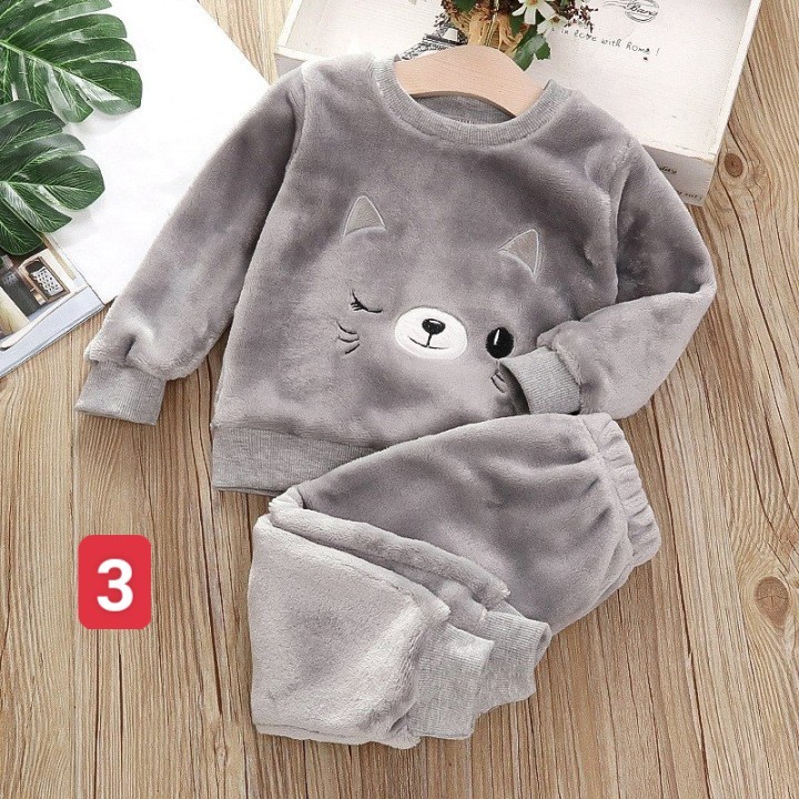 HA384 - BỘ LÔNG MỀM ẤM CHO BÉ