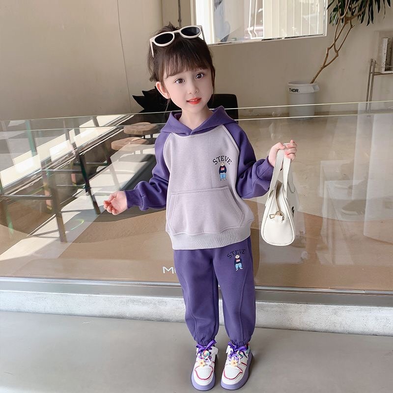 HA688 - BỘ NỈ GẤU LÓT LÔNG CHO BÉ