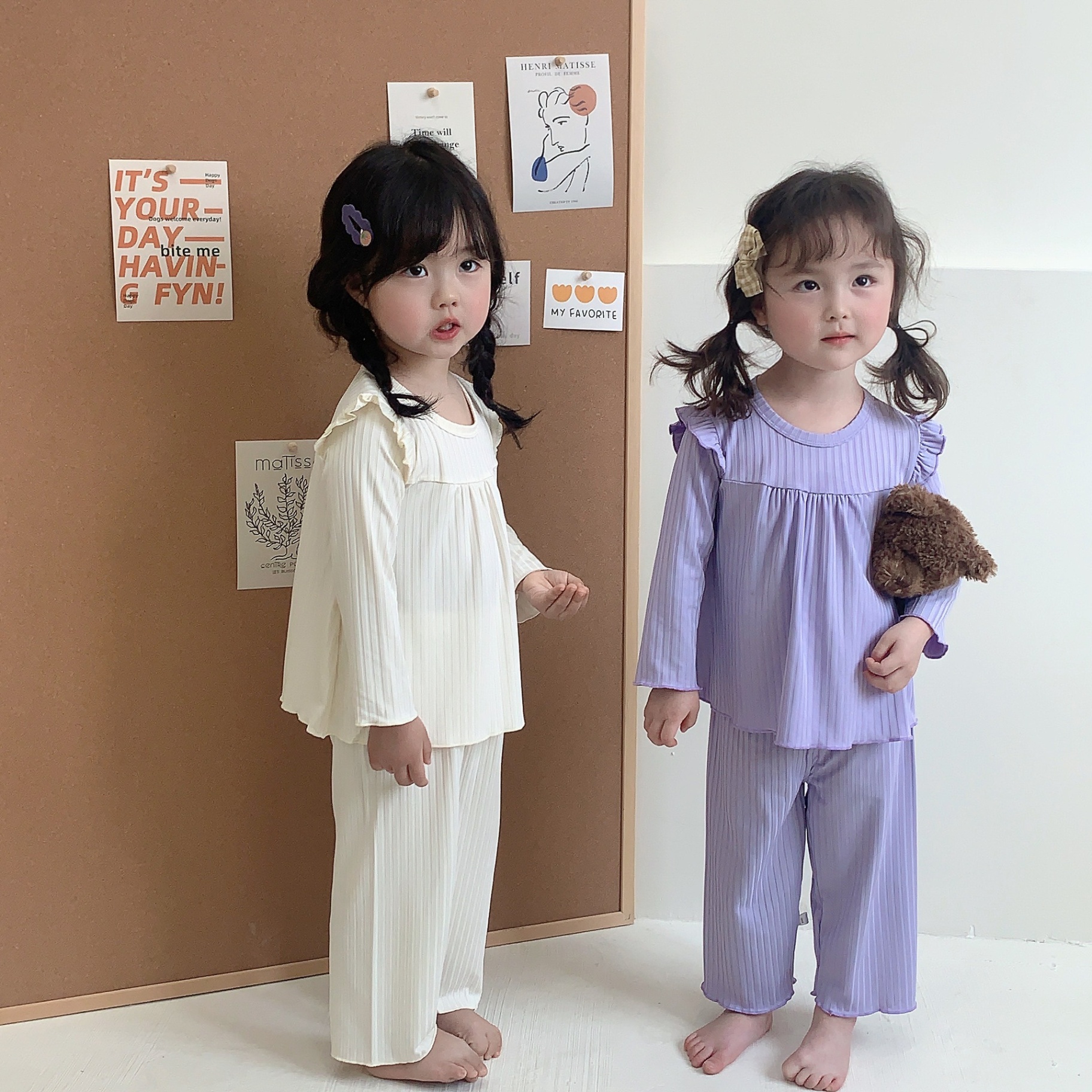 HA1083 - BỘ MẶC NHÀ SIÊU YÊU CHO BÉ GÁI