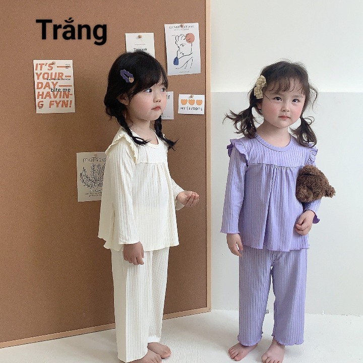HA1083 - BỘ MẶC NHÀ SIÊU YÊU CHO BÉ GÁI