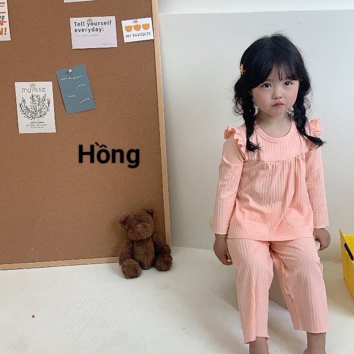 HA1083 - BỘ MẶC NHÀ SIÊU YÊU CHO BÉ GÁI