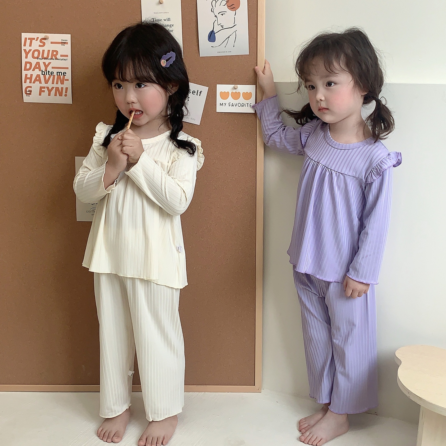 HA1083 - BỘ MẶC NHÀ SIÊU YÊU CHO BÉ GÁI