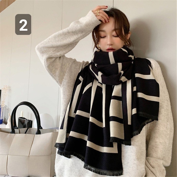 HA1183 - KHĂN CHOÀNG THU ĐÔNG HOẠ TIẾT