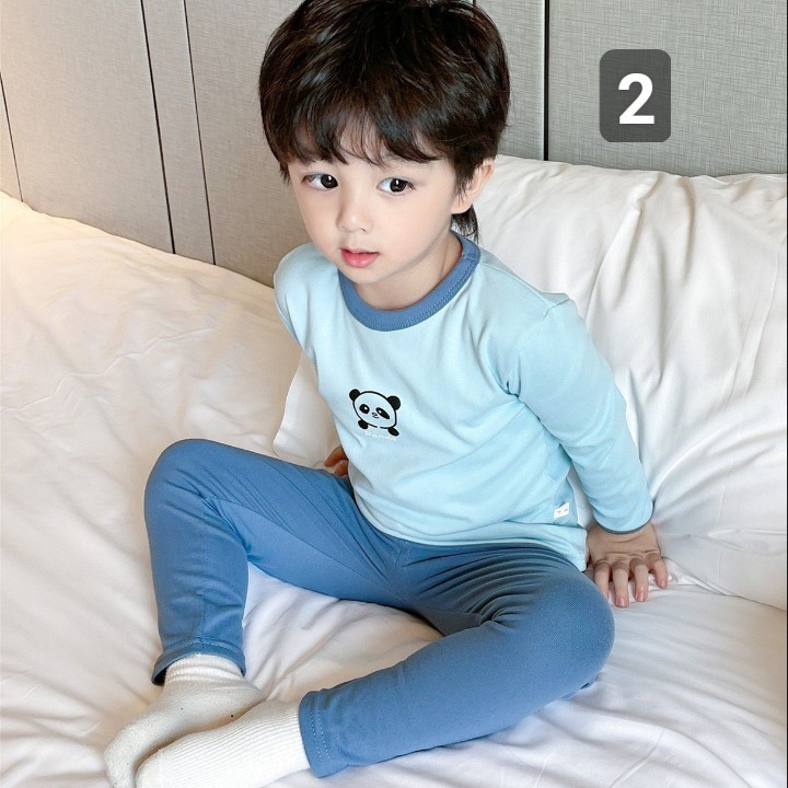 HA1187 - BỘ MẶC NHÀ DÀI TAY BÉ TRAI BÉ GÁI