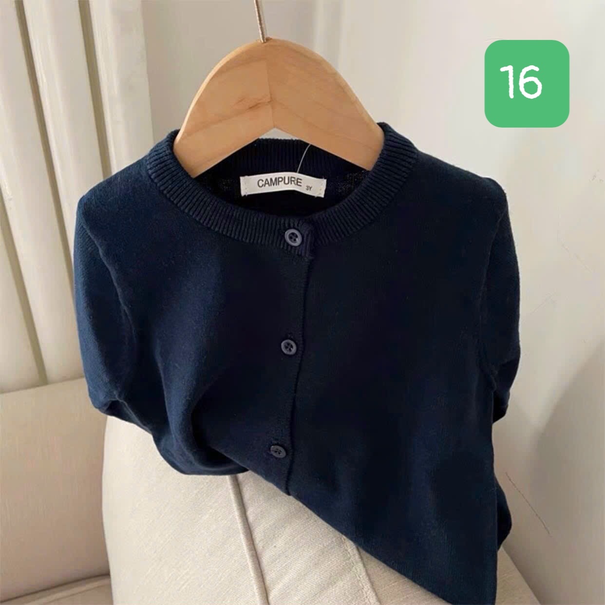 HA11111 - ÁO LEN CARDIGAN CAMPURE