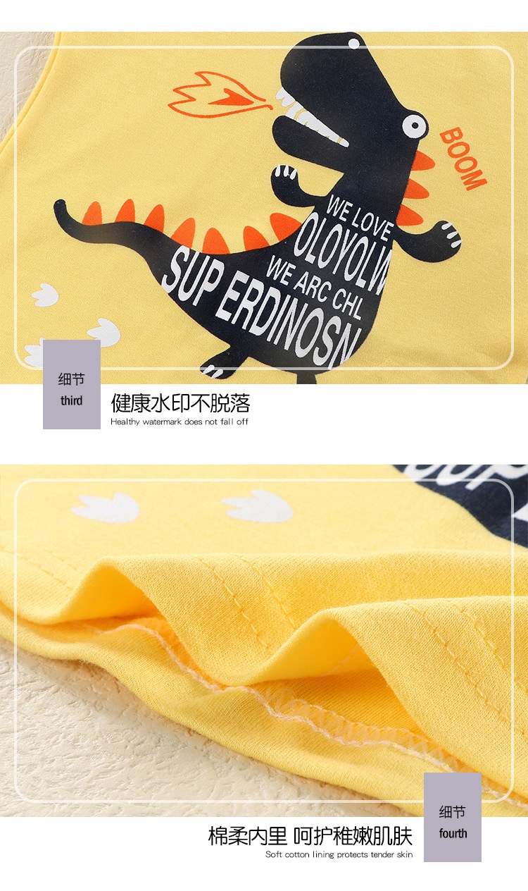 24HA297.07 - BỘ COTTON MẶC NHÀ CHO BÉ