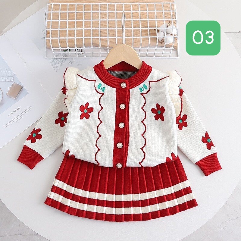 HA1482 - SET VÁY LEN QCCC BÉ GÁI