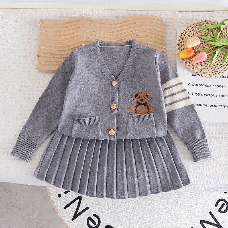 HA1483 - VÁY LEN ĐỒNG PHỤC CHO BÉ GÁI