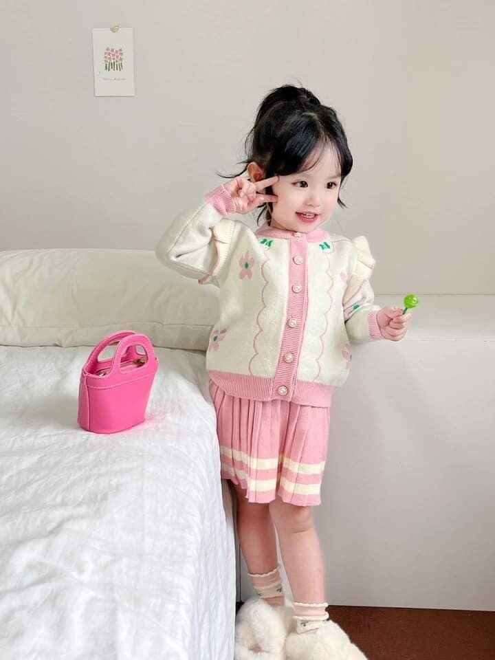 HA1482 - SET VÁY LEN QCCC BÉ GÁI